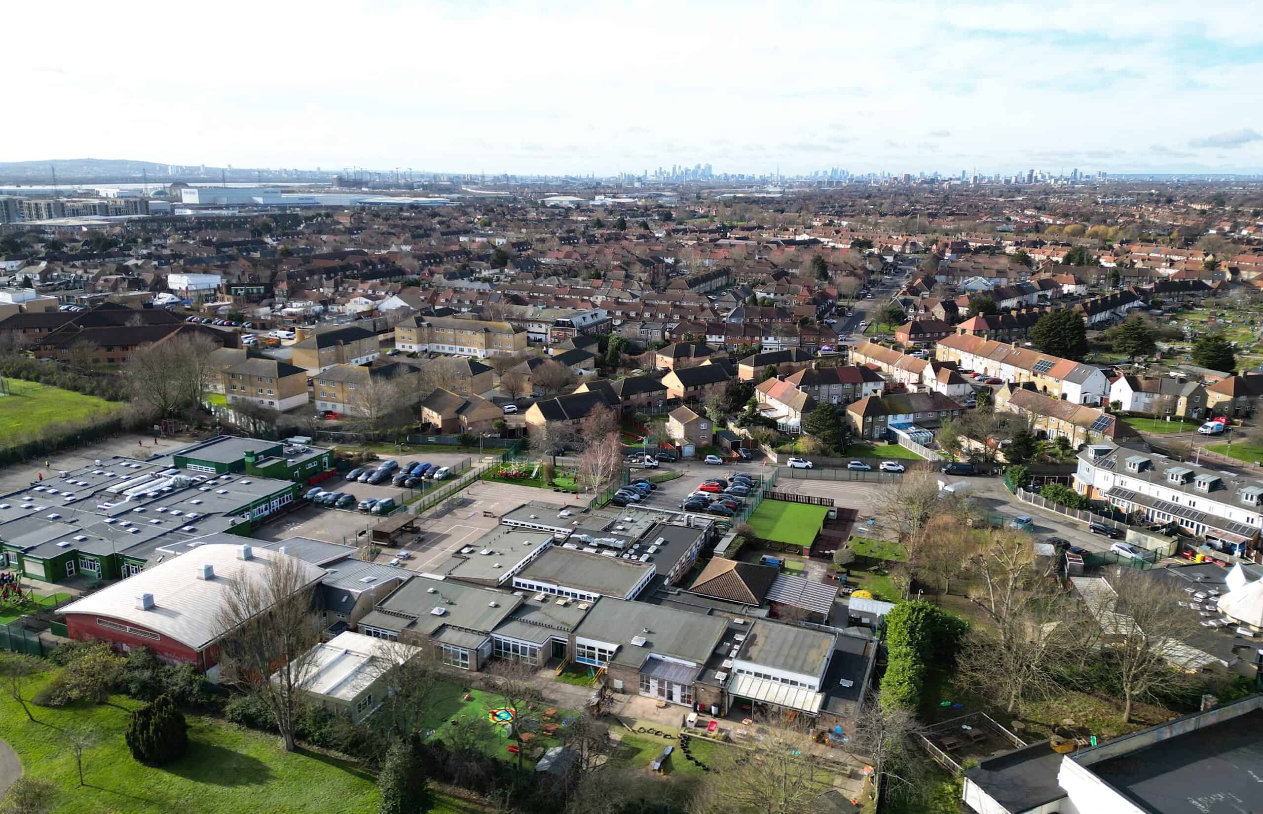 aerial of Barking and Dagenham
